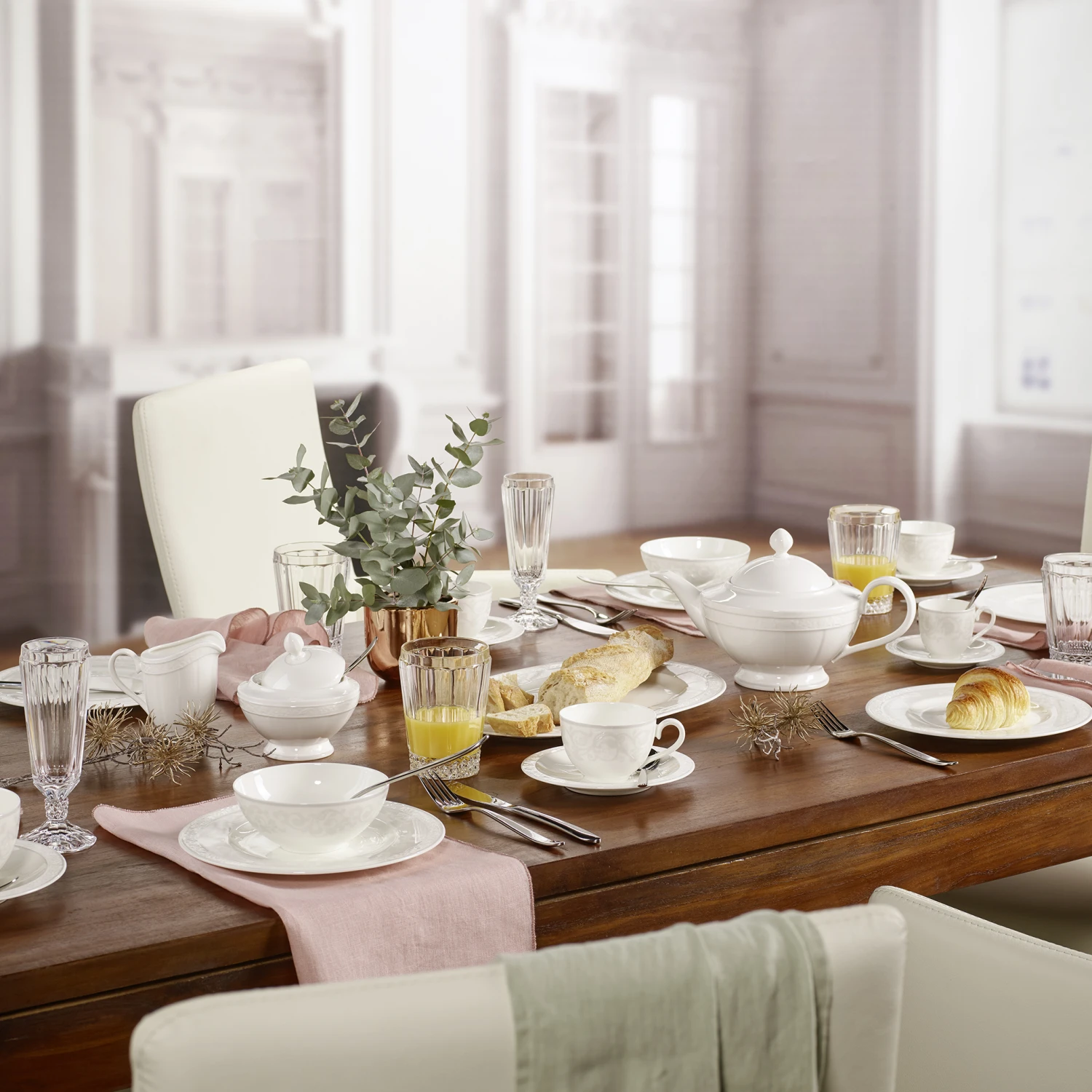 Villeroy & Boch Gray Pearl Koffie/theeschotel 2 Villeroy & Boch Gray Pearl Koffie/theeschotel - Afbeelding 2
