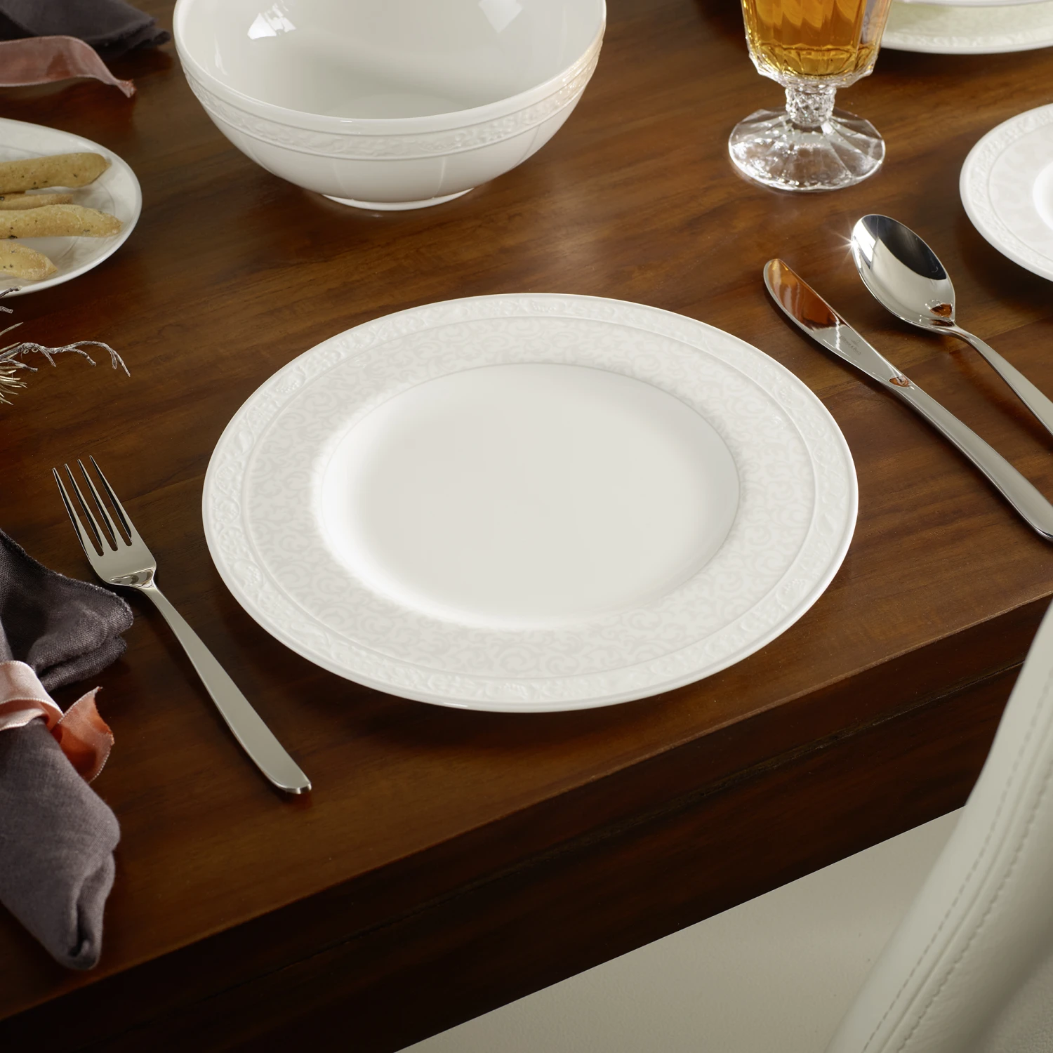Villeroy & Boch Gray Pearl Saladeschaal 2 Villeroy & Boch Gray Pearl Saladeschaal - Afbeelding 2