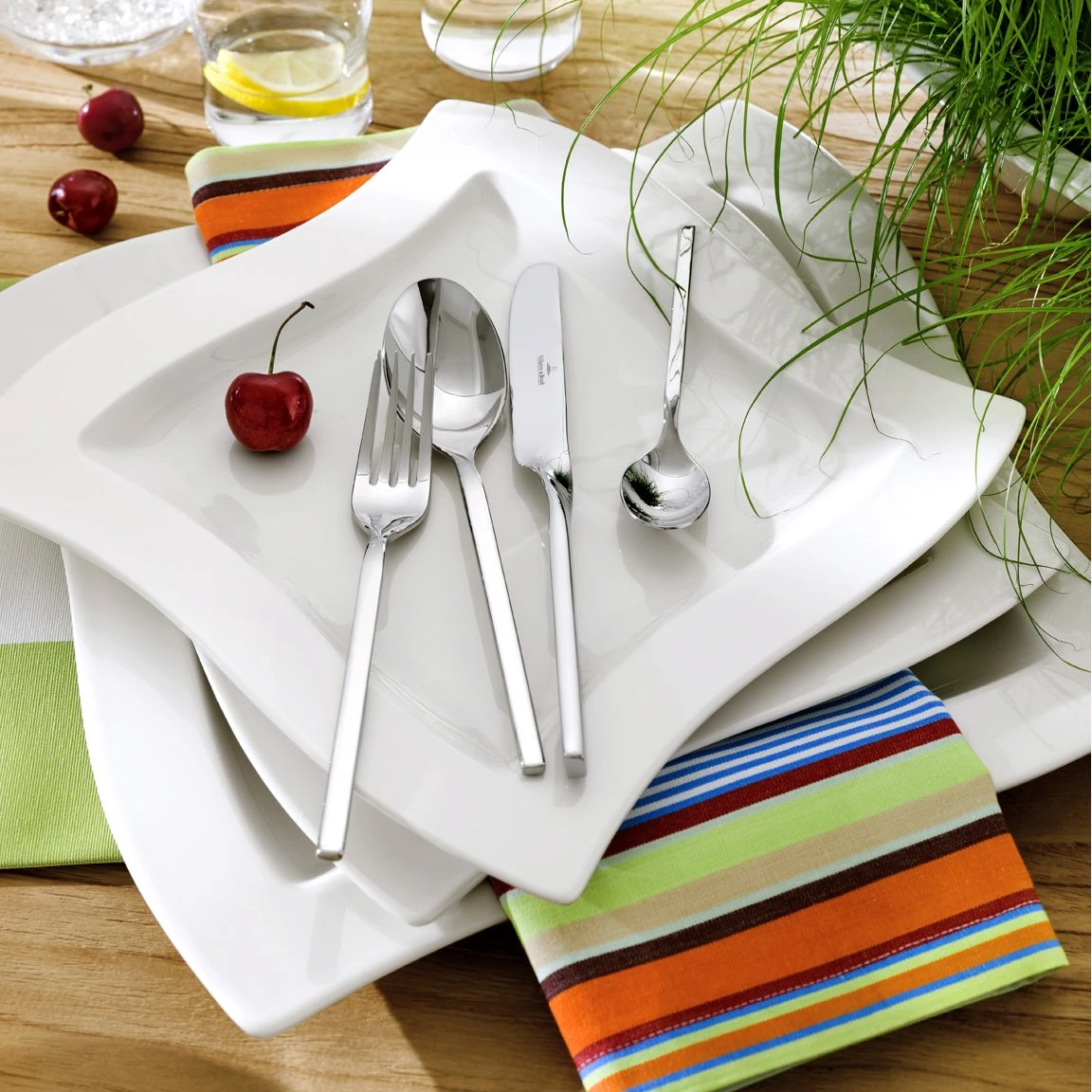 Villeroy & Boch New Wave Bord Vierkant 4 Villeroy & Boch New Wave Bord Vierkant - Afbeelding 4