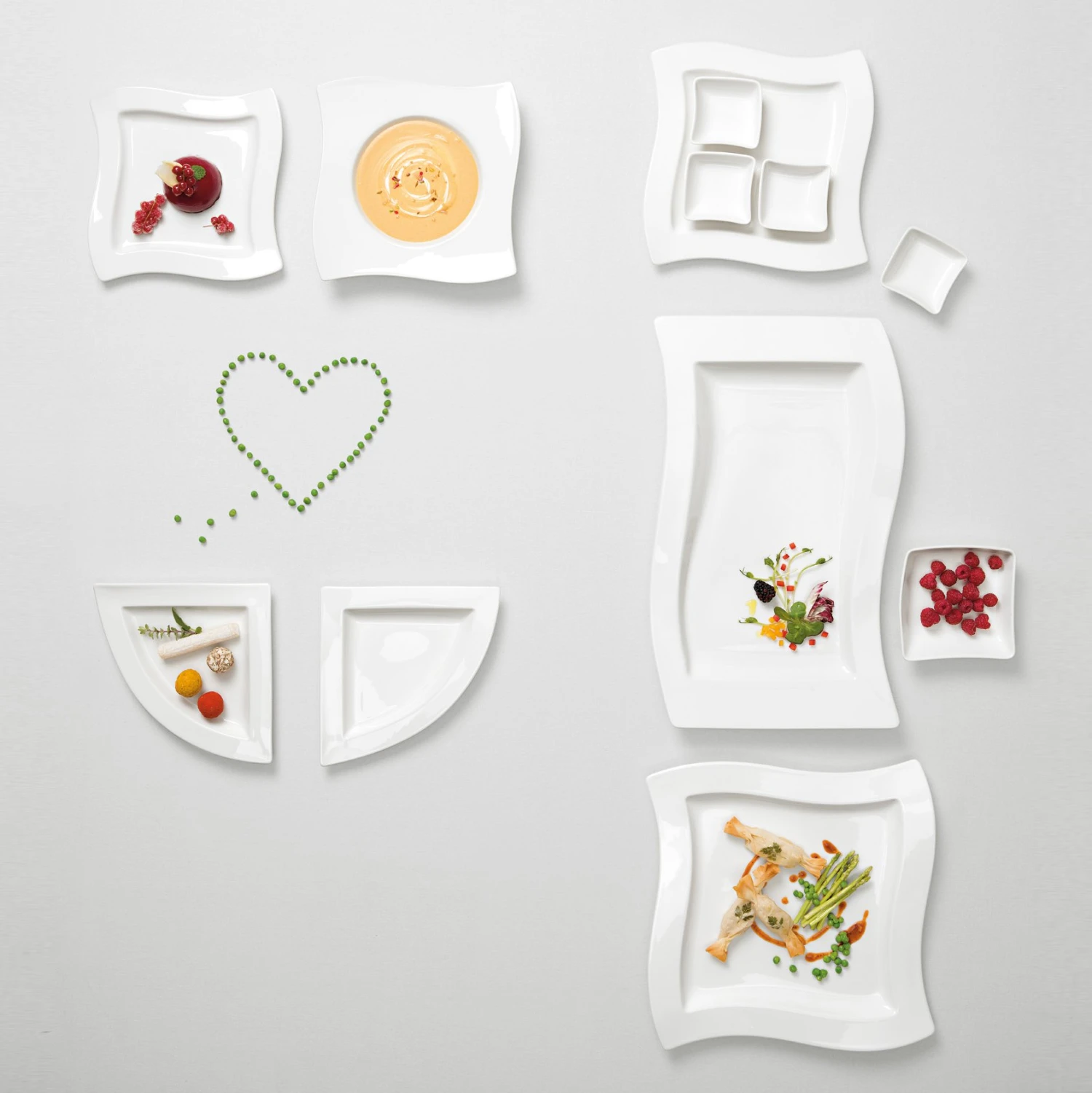 Villeroy & Boch New Wave Bord Vierkant 2 Villeroy & Boch New Wave Bord Vierkant - Afbeelding 2